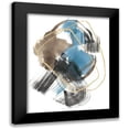 thumbnail image 1 of Goldberger, Jennifer 15x18 Black Modern Framed Museum Art Print Titled - Gold Loops I, 1 of 5
