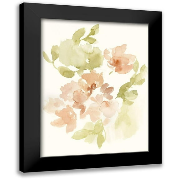 Goldberger, Jennifer 15x18 Black Modern Framed Museum Art Print Titled - The Softest Petals II