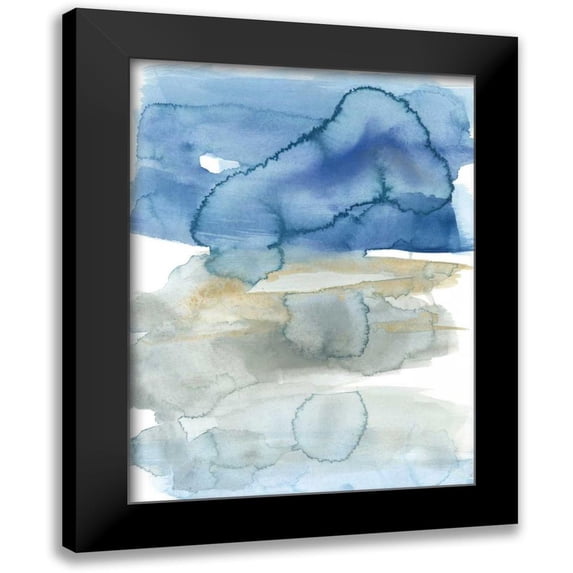 Goldberger, Jennifer 15x18 Black Modern Framed Museum Art Print Titled - Touch of Gold II