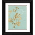 thumbnail image 1 of Goldberger, Jennifer 15x18 Black Ornate Wood Framed with Double Matting Museum Art Print Titled - Golden Leaves I, 1 of 4