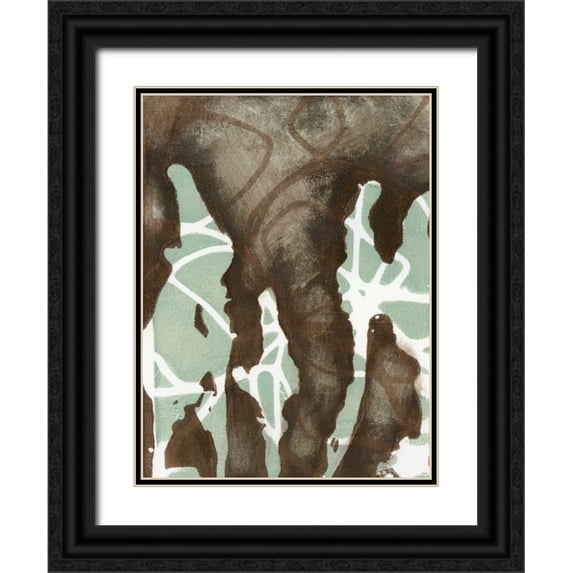 Goldberger, Jennifer 15x18 Black Ornate Wood Framed with Double Matting Museum Art Print Titled - Silhouette Reversal I