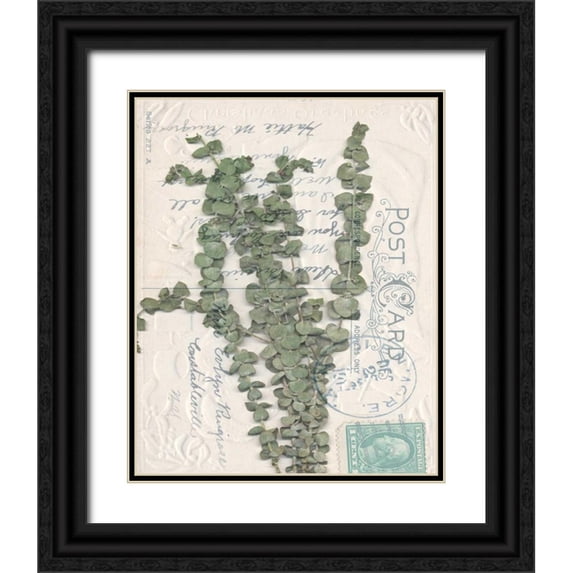 Goldberger, Jennifer 15x18 Black Ornate Wood Framed with Double Matting Museum Art Print Titled - Small Postcard Wildflowers III