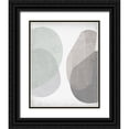 thumbnail image 1 of Goldberger, Jennifer 15x18 Black Ornate Wood Framed with Double Matting Museum Art Print Titled - Soft Shapes IV, 1 of 4