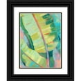 thumbnail image 1 of Goldberger, Jennifer 15x18 Black Ornate Wood Framed with Double Matting Museum Art Print Titled - Vibrant Palm Leaves I, 1 of 4