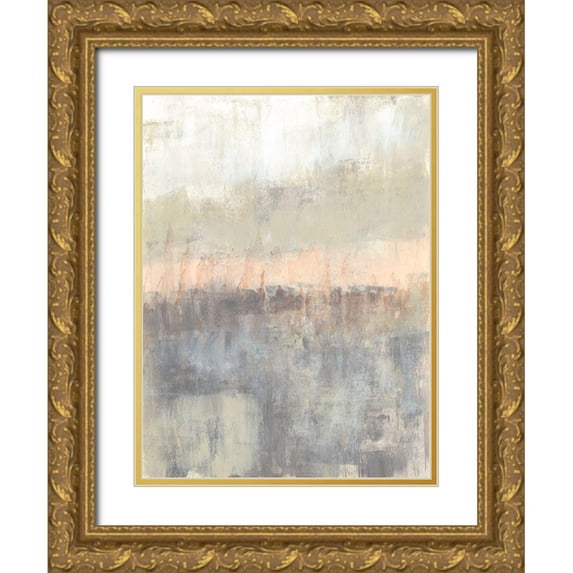 Goldberger, Jennifer 15x18 Gold Ornate Wood Framed with Double Matting Museum Art Print Titled - Blush Neutrals II