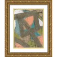 thumbnail image 1 of Goldberger, Jennifer 15x18 Gold Ornate Wood Framed with Double Matting Museum Art Print Titled - Bold Pastels I, 1 of 4