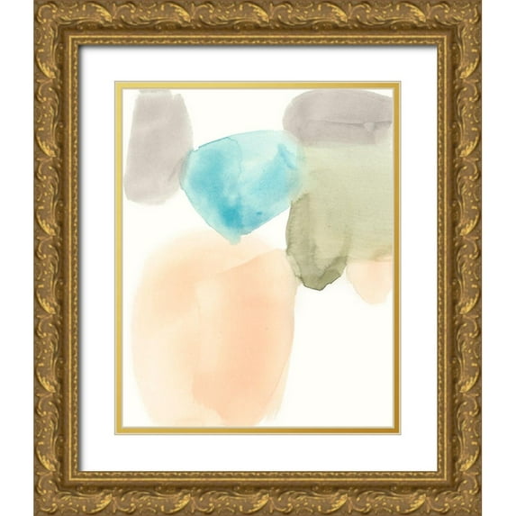 Goldberger, Jennifer 15x18 Gold Ornate Wood Framed with Double Matting Museum Art Print Titled - Soft Touch I