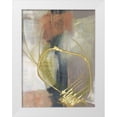 thumbnail image 1 of Goldberger, Jennifer 15x18 White Modern Wood Framed Museum Art Print Titled - Burnished Loops I, 1 of 4