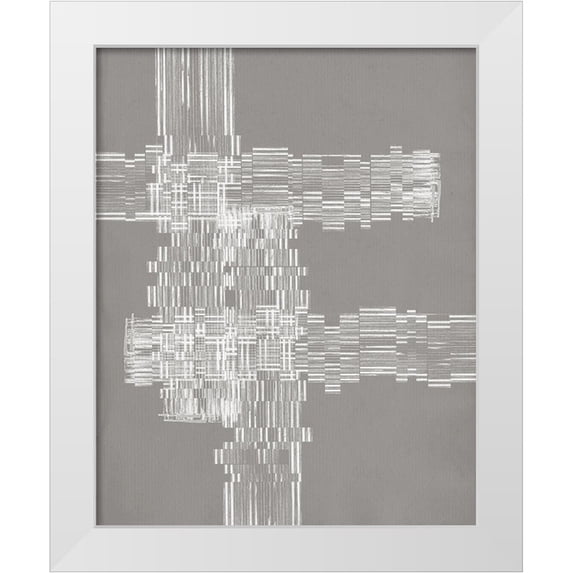 Goldberger, Jennifer 15x18 White Modern Wood Framed Museum Art Print Titled - Custom Stagger Start III A.