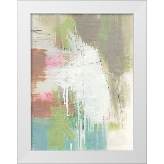 Goldberger, Jennifer 15x18 White Modern Wood Framed Museum Art Print Titled - Retro Splash I