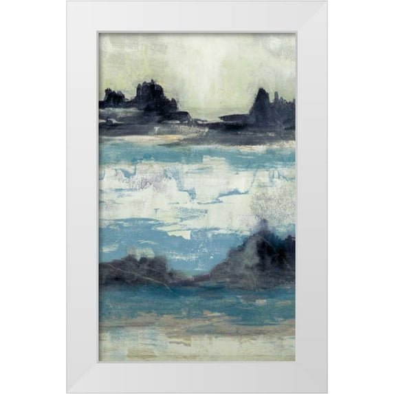 Goldberger, Jennifer 16x24 White Modern Wood Framed Museum Art Print Titled - Peaceful Mountain II