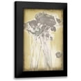 thumbnail image 1 of Goldberger, Jennifer 17x24 Black Modern Framed Museum Art Print Titled - Poppies in Relief I, 1 of 5