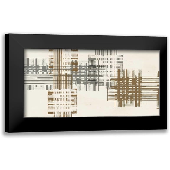 Goldberger, Jennifer 18x11 Black Modern Framed Museum Art Print Titled - Matrix Illusion V