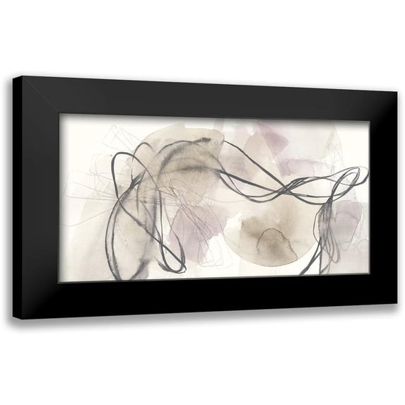 Goldberger, Jennifer 18x11 Black Modern Framed Museum Art Print Titled - Umber Undulation II