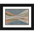 thumbnail image 1 of Goldberger, Jennifer 18x13 Black Ornate Wood Framed with Double Matting Museum Art Print Titled - Pastel Undulation II, 1 of 4