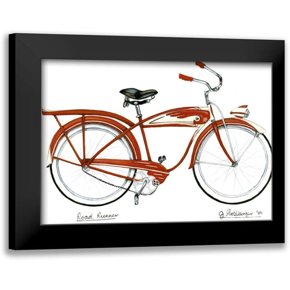 Goldberger, Jennifer 18x14 Black Modern Framed Museum Art Print Titled - Road Runner