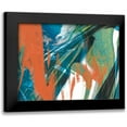 thumbnail image 1 of Goldberger, Jennifer 18x15 Black Modern Framed Museum Art Print Titled - Marbled Abstraction I, 1 of 5