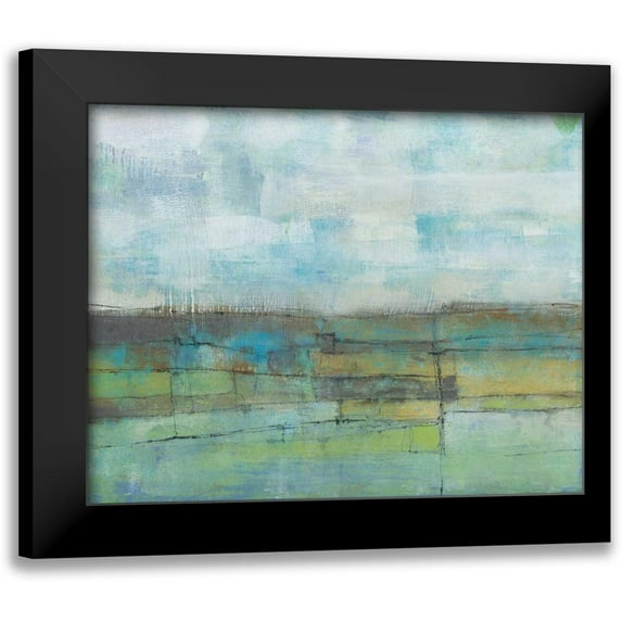Goldberger, Jennifer 18x15 Black Modern Framed Museum Art Print Titled - Tiered Farmland I