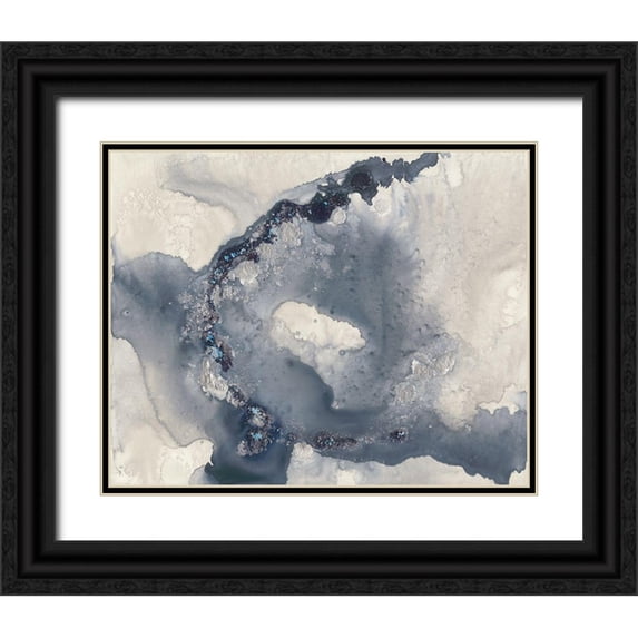 Goldberger, Jennifer 18x15 Black Ornate Wood Framed with Double Matting Museum Art Print Titled - Celestial Paynes II