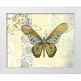 thumbnail image 1 of Goldberger, Jennifer 18x15 White Modern Wood Framed Museum Art Print Titled - Small Postcard Song IV, 1 of 4