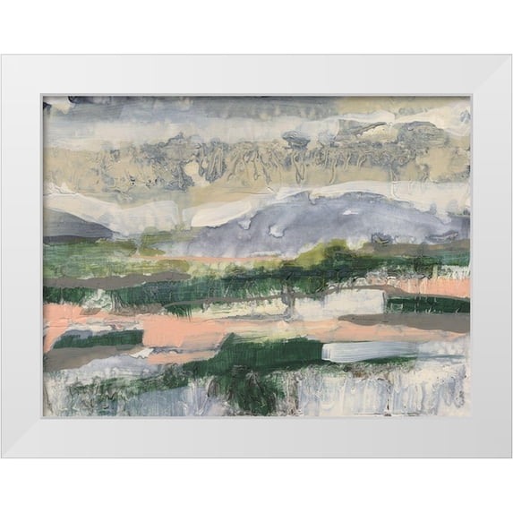Goldberger, Jennifer 18x15 White Modern Wood Framed Museum Art Print Titled - Textured Horizon II