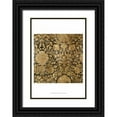 thumbnail image 1 of Goldberger, Jennifer 18x24 Black Ornate Wood Framed with Double Matting Museum Art Print Titled - Golden Damask III, 1 of 4