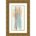 thumbnail image 1 of Goldberger, Jennifer 18x32 Gold Ornate Wood Framed with Double Matting Museum Art Print Titled - Pastel Splash II, 1 of 4