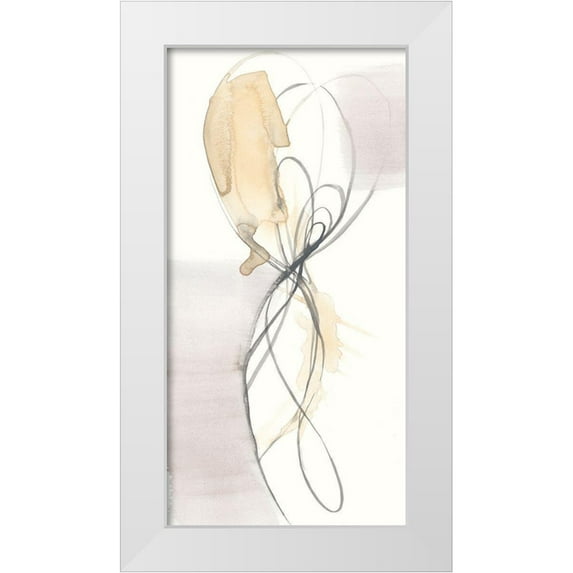 Goldberger, Jennifer 18x32 White Modern Wood Framed Museum Art Print Titled - Twist Tie II