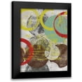 thumbnail image 1 of Goldberger, Jennifer 19x24 Black Modern Framed Museum Art Print Titled - Layers and Circles I, 1 of 5