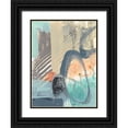 thumbnail image 1 of Goldberger, Jennifer 19x24 Black Ornate Wood Framed with Double Matting Museum Art Print Titled - Sorbet Abstract II, 1 of 4