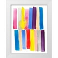 thumbnail image 1 of Goldberger, Jennifer 19x24 White Modern Wood Framed Museum Art Print Titled - Lined Up II, 1 of 4