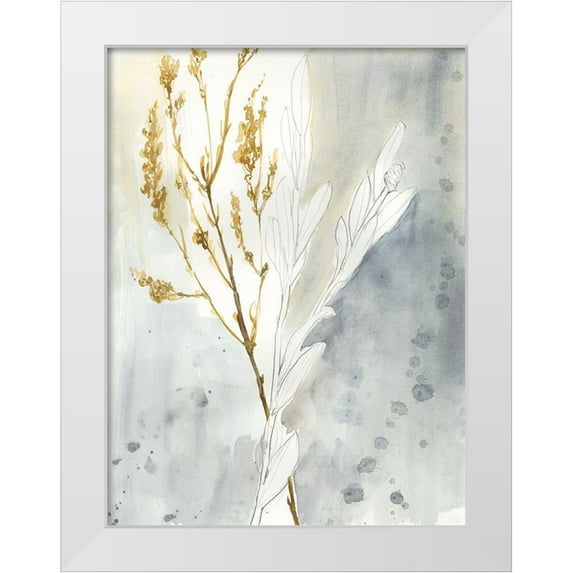 Goldberger, Jennifer 19x24 White Modern Wood Framed Museum Art Print Titled - Wild Grass II