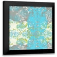 thumbnail image 1 of Goldberger, Jennifer 20x20 Black Modern Framed Museum Art Print Titled - Decorative Overlay II, 1 of 5