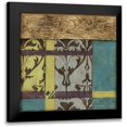thumbnail image 1 of Goldberger, Jennifer 20x20 Black Modern Framed Museum Art Print Titled - Jeweled Transom III, 1 of 5