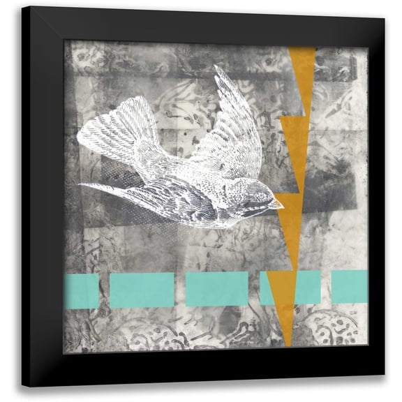 Goldberger, Jennifer 20x20 Black Modern Framed Museum Art Print Titled - Vector I