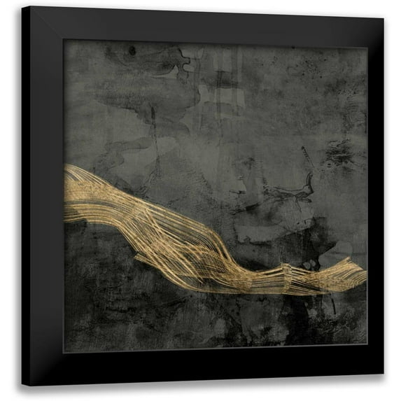 Goldberger, Jennifer 20x20 Black Modern Framed Museum Art Print Titled - Woven Matrix III