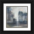 thumbnail image 1 of Goldberger, Jennifer 20x20 Black Ornate Wood Framed with Double Matting Museum Art Print Titled - Illuminated Treeline I, 1 of 4