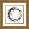 thumbnail image 1 of Goldberger, Jennifer 20x20 Gold Ornate Wood Framed with Double Matting Museum Art Print Titled - Neutral Revolution II, 1 of 4