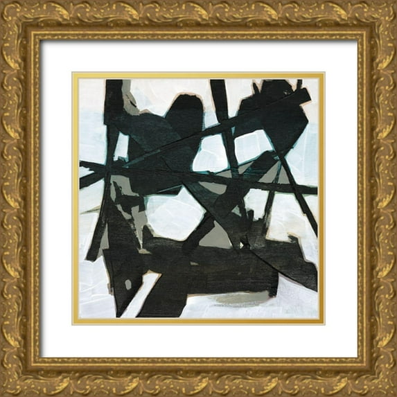 Goldberger, Jennifer 20x20 Gold Ornate Wood Framed with Double Matting Museum Art Print Titled - Ode an Kline V