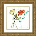 thumbnail image 1 of Goldberger, Jennifer 20x20 Gold Ornate Wood Framed with Double Matting Museum Art Print Titled - Painted Whimsy VIII, 1 of 4