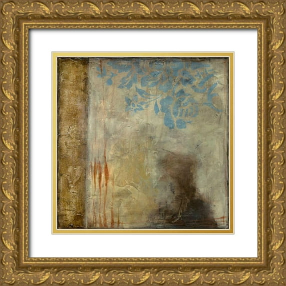Goldberger, Jennifer 20x20 Gold Ornate Wood Framed with Double Matting Museum Art Print Titled - Patina VI