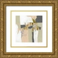 thumbnail image 1 of Goldberger, Jennifer 20x20 Gold Ornate Wood Framed with Double Matting Museum Art Print Titled - Warm Neutrals II, 1 of 4