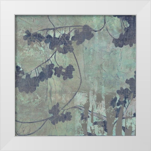 Goldberger, Jennifer 20x20 White Modern Wood Framed Museum Art Print Titled - Forgotten Whimsy III