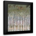 thumbnail image 1 of Goldberger, Jennifer 20x24 Black Modern Framed Museum Art Print Titled - Pastel Birchline II, 1 of 5