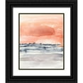 thumbnail image 1 of Goldberger, Jennifer 20x24 Black Ornate Wood Framed with Double Matting Museum Art Print Titled - Coral Sky II, 1 of 4