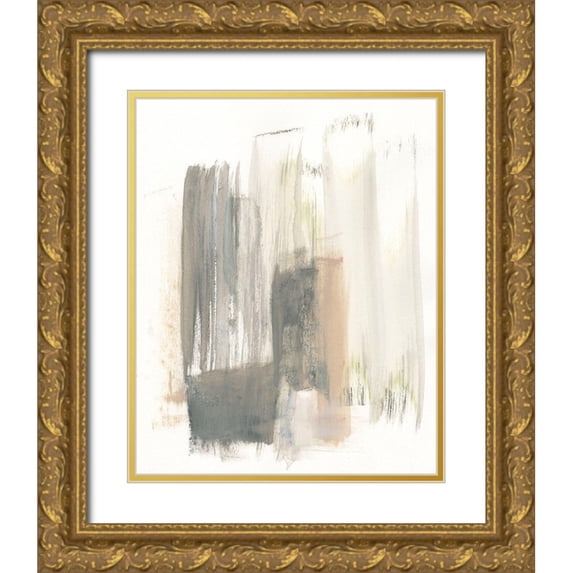 Goldberger, Jennifer 20x24 Gold Ornate Wood Framed with Double Matting Museum Art Print Titled - A Touch of Pastel II