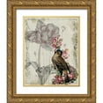 thumbnail image 1 of Goldberger, Jennifer 20x24 Gold Ornate Wood Framed with Double Matting Museum Art Print Titled - Mauve Melody II, 1 of 4