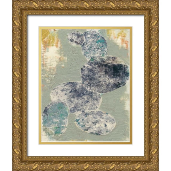 Goldberger, Jennifer 20x24 Gold Ornate Wood Framed with Double Matting Museum Art Print Titled - Rock Formations I