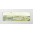 thumbnail image 1 of Goldberger, Jennifer 24x11 White Modern Wood Framed Museum Art Print Titled - Greenery Horizon Line II, 1 of 4