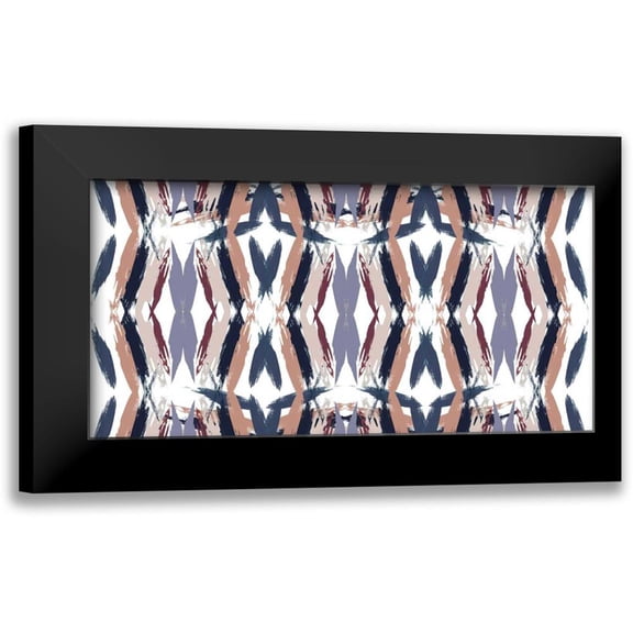 Goldberger, Jennifer 24x14 Black Modern Framed Museum Art Print Titled - Mirror Mirror IV